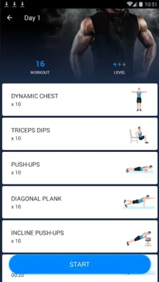 Arm Workout android App screenshot 2